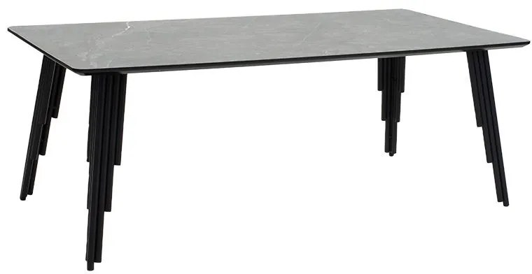 Τραπέζι σαλονιού Lifo MDF ανθρακί cement-μαύρο 120x60x45εκ 120x60x45 εκ.