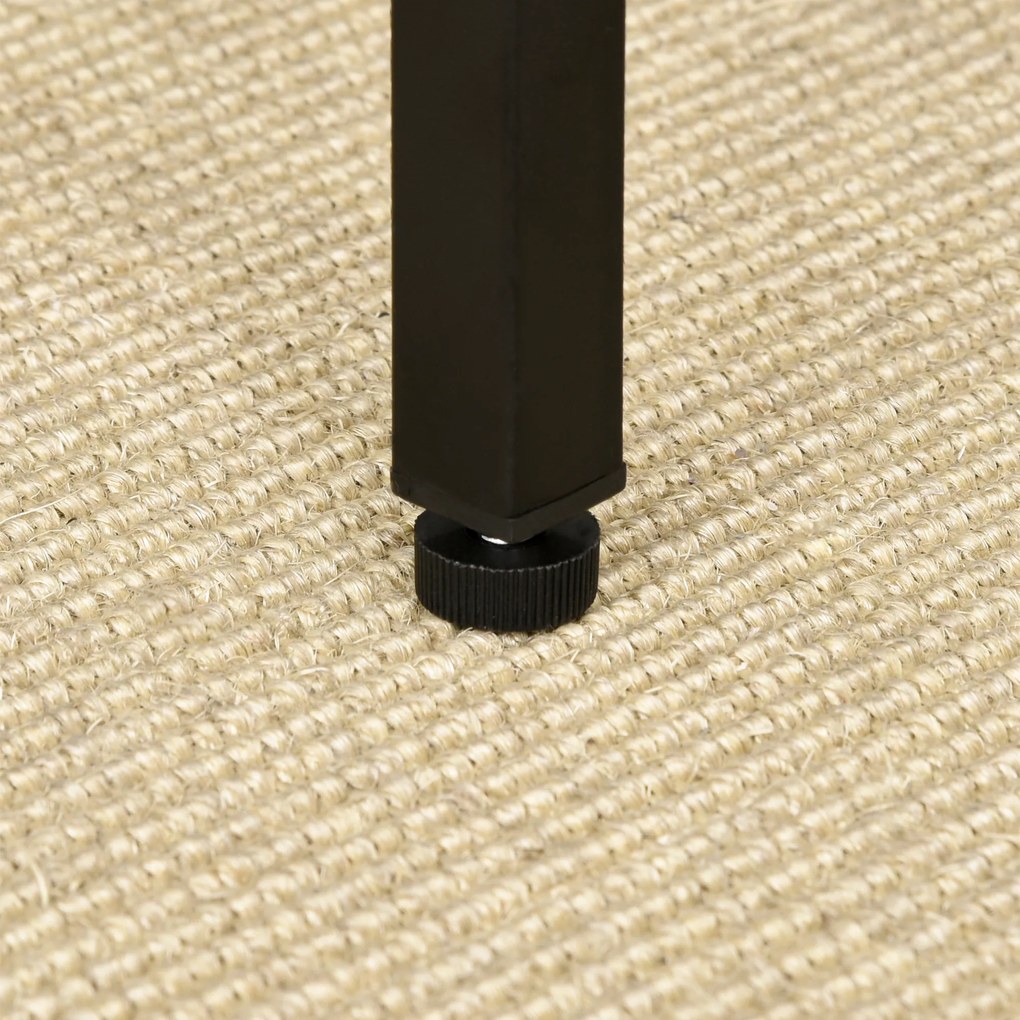 HOMCOM Σετ Τραπεζαρίας Μπαρ με 4 Σκαμπό Μπαρ Σετ 5 τεμαχίων Ατσάλι Δρυς