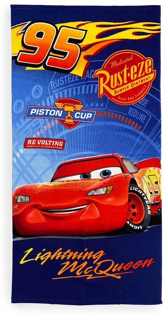 Πετσέτα Θαλάσσης Παιδική Microfiber 70x140εκ. Cars 38 Blue Disney DimCol