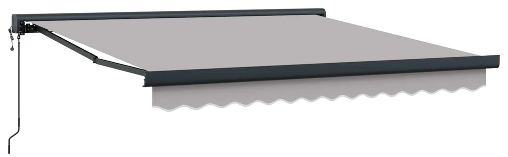 Αντιανεμικό Ανοιχτό γκρι 350 x 250 x 165 εκ.