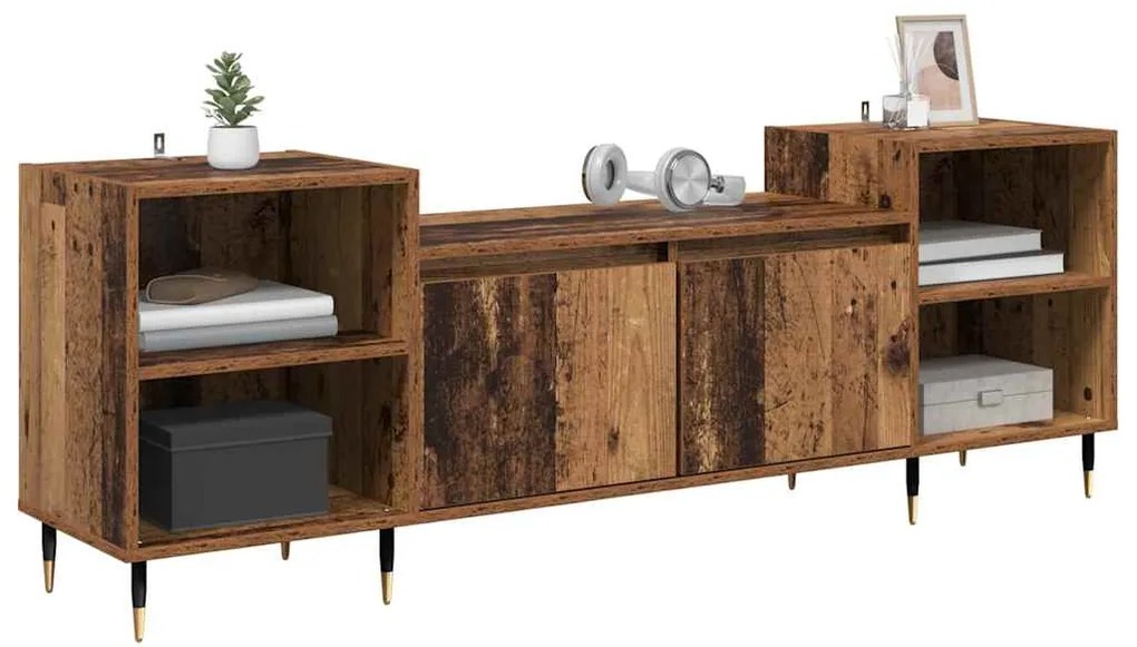vidaXL Ντουλάπι TV Παλιό Ξύλο 160 x 35 x 55 εκ. Επεξεργασμένο ξύλο