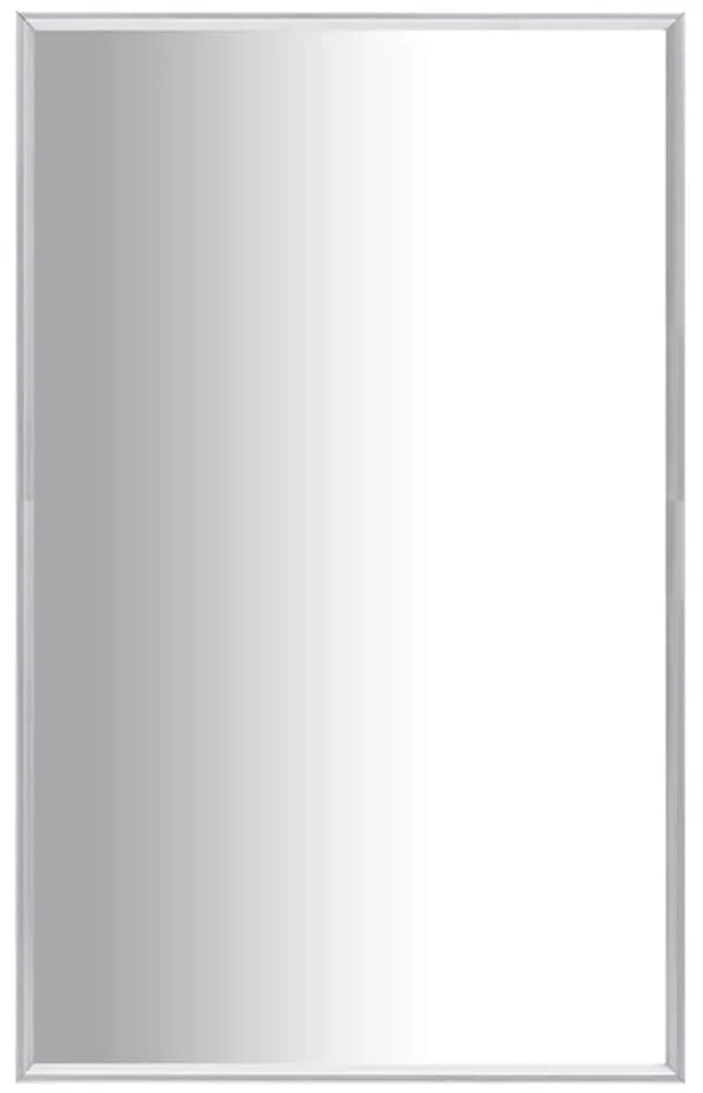 vidaXL Καθρέφτης Ασημί 70 x 50 εκ.