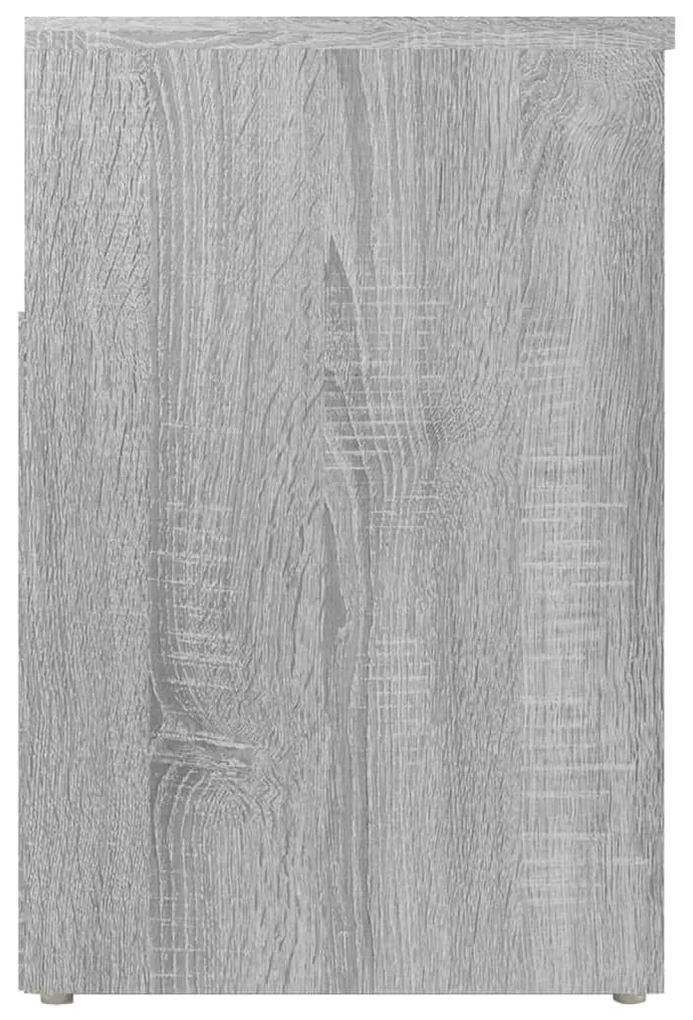 Παπουτσοθήκη Γκρι Sonoma 60x30x45 εκ. από Επεξεργασμένο Ξύλο - Γκρι