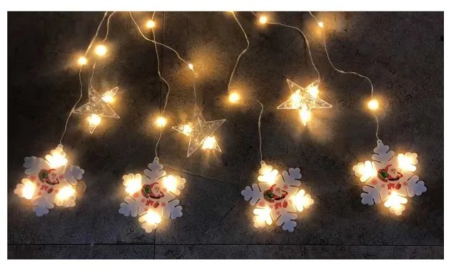 Χριστουγεννιάτικα διακοσμητικά φώτα LED - Κουρτίνα - 10-100L - 150142-150142
