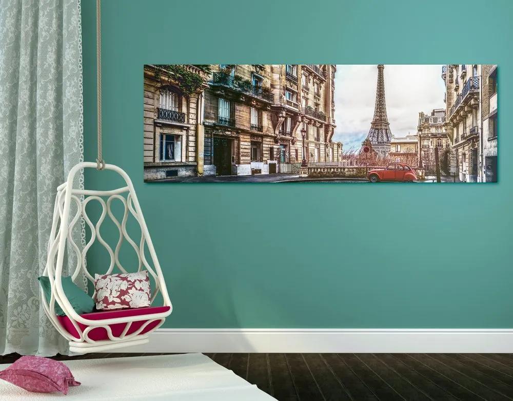 Εικόνα του Πύργου του Άιφελ από την οδό του Παρισιού - 150x50