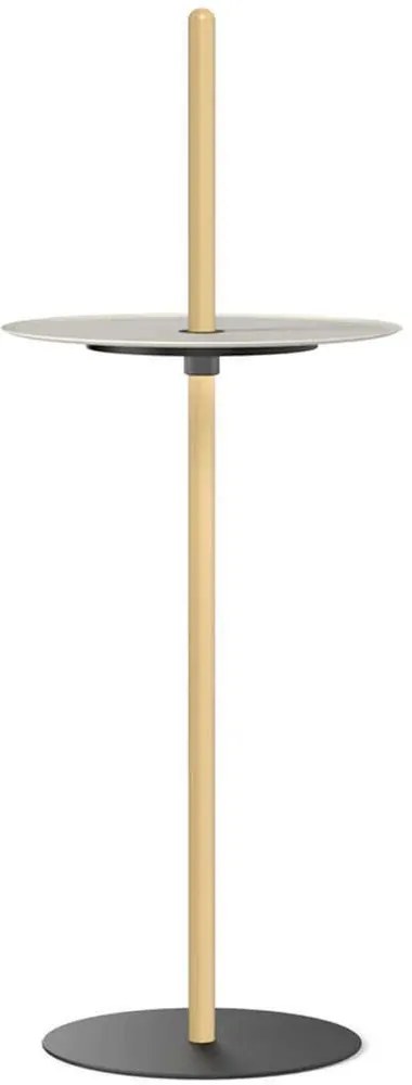 Φωτιστικό Δαπέδου Επαναφορτιζόμενο Nivél Pedestal 10850/10846 33x120cm Dim Led 350lm 6W Oak-White Pablo Designs
