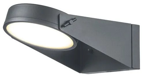 Απλίκα Φωτιστικό Τοίχου LED 16,5W Γκρι IP44  Ρυθμιζόμενο  Zola ZOLA Elstead Lighting-ZOLA-Γκρι ZOLA