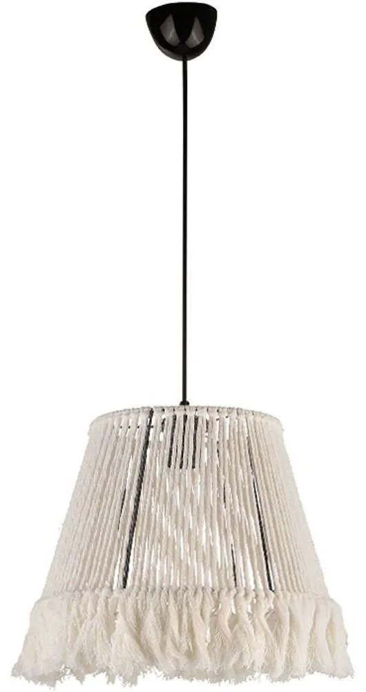 Φωτιστικό Οροφής Braga 0216738 30x30x75cm 1xE27 60W White Megapap Rope
