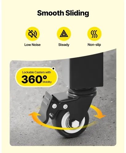 VEVOR Single Folding Security Gate Lockable Scissor Gate 66.93 x 51.57 in (WxH)