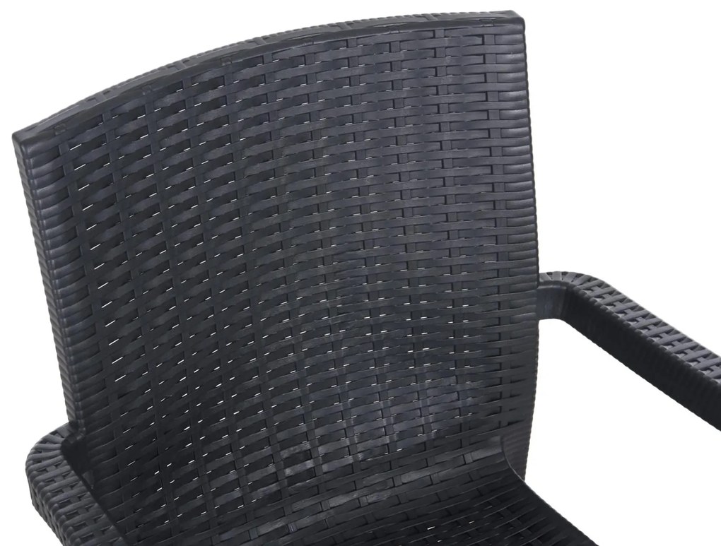 Καρέκλα - Πολυθρόνα VECTOR C6148.01 Ανθρακί Πολυπροπυλενίου 56,5x55x87Υεκ. 56.5x55x87 εκ.
