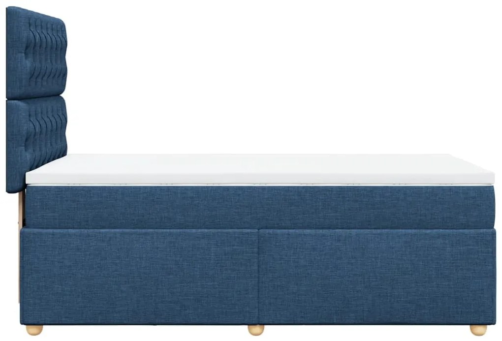 ΚΡΕΒΑΤΙ BOXSPRING ΜΕ ΣΤΡΩΜΑ ΜΠΛΕ 90X200 ΕΚ.ΥΦΑΣΜΑΤΙΝΟ 3293476