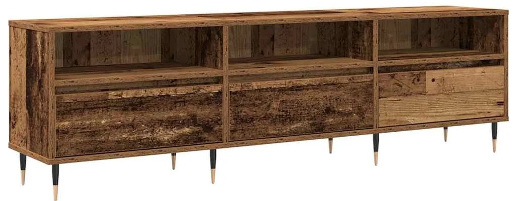 vidaXL Ντουλάπι TV Παλαιό ξύλο 150 x 30 x 44.5 εκ. Επεξεργασμένο ξύλο