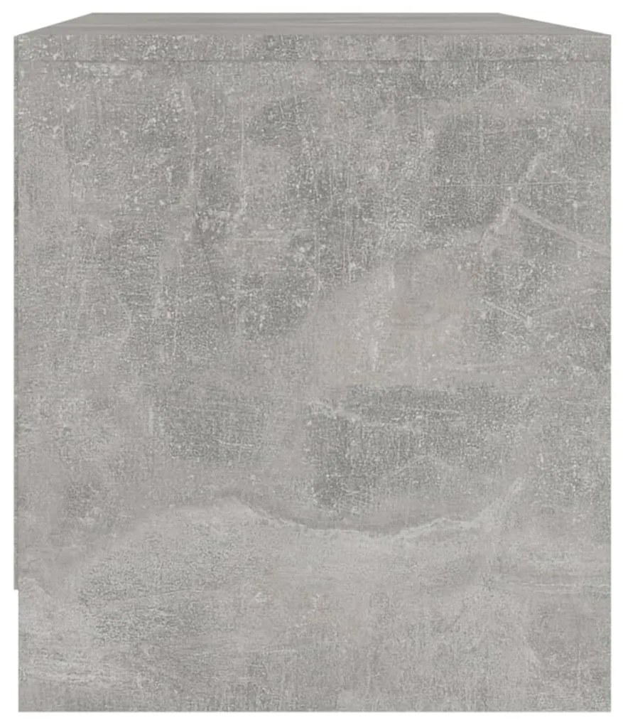 vidaXL Έπιπλο Τηλεόρασης Γκρι Σκυροδέματος 90x35x40 εκ. Επεξ. Ξύλο