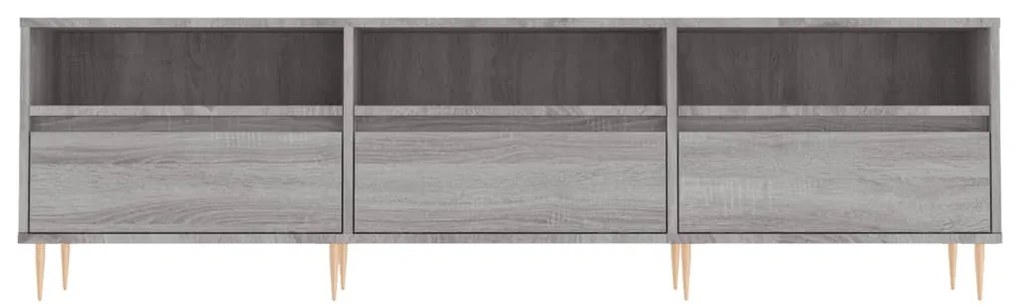 vidaXL Έπιπλο Τηλεόρασης Γκρι Sonoma 150x30x44,5 εκ. από Επεξεργ. Ξύλο