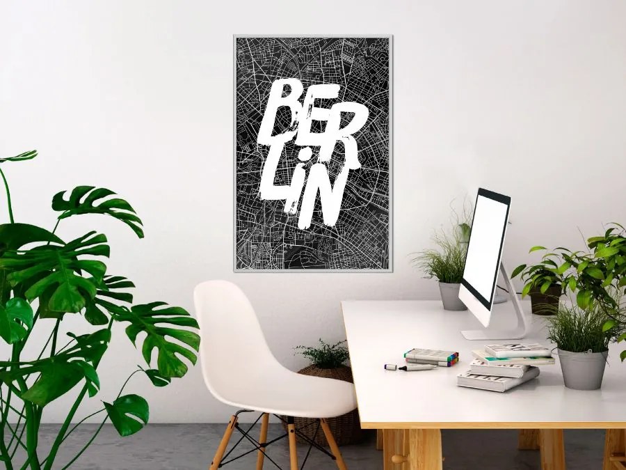 Αφίσα - Negative Berlin [Poster] - 20x30 - Χρυσό - Χωρίς πασπαρτού