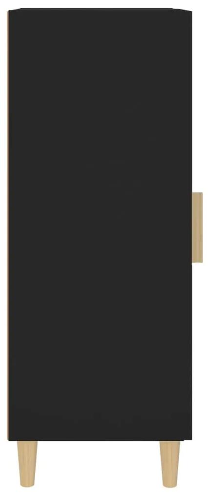vidaXL Ντουλάπι Μαύρο 34,5 x 34 x 90 εκ. από Επεξεργασμένο Ξύλο