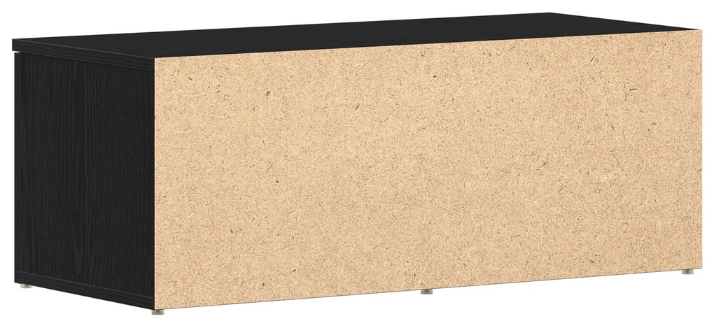 vidaXL Κάβα τηλεόρασης σε Μαύρη Δρυς 80x34x30 εκ από Επεξεργασμένο ξύλο