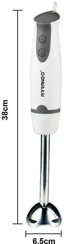 Arrango J-1049 Ραβδομπλέντερ με Ανοξείδωτη Ράβδο 450W Λευκό