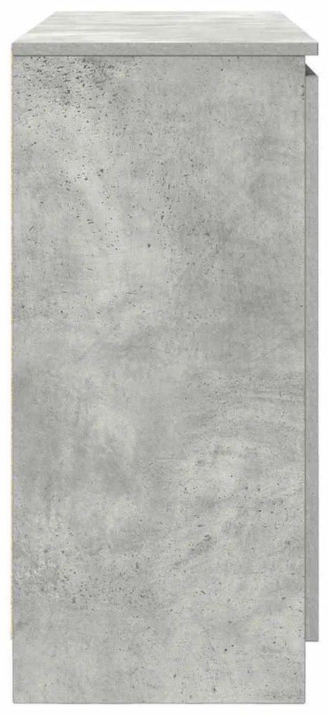 vidaXL Συρταριέρα με Συρτάρια Γκρι Σκυρ. 100,5x35x76 εκ. Επεξ. Ξύλο