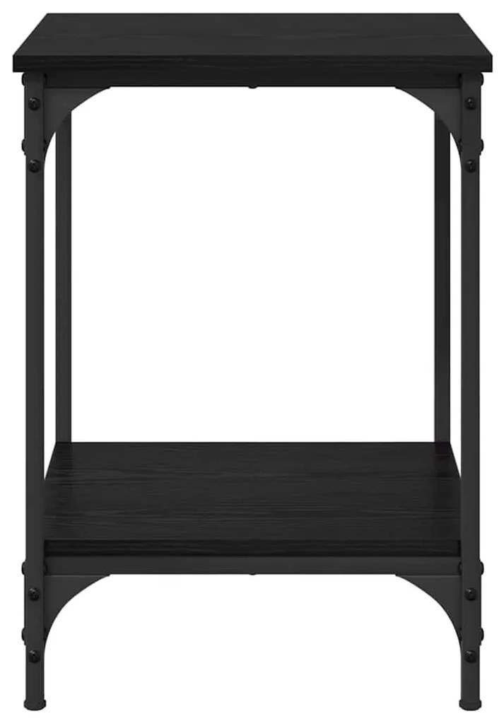 vidaXL Τραπεζάκι σαλονιού Μαύρη Οξυά 40 x 40 x 55 εκ