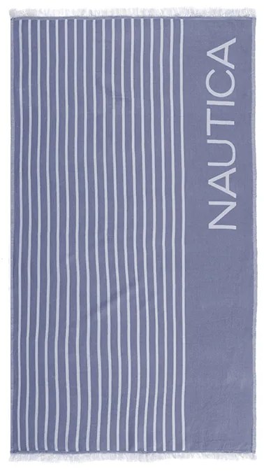 ΠΕΤΣΕΤΑ ΘΑΛΑΣΣΗΣ NAUTICA STRIPE 90X170 DENIM - Nef-Nef Homeware