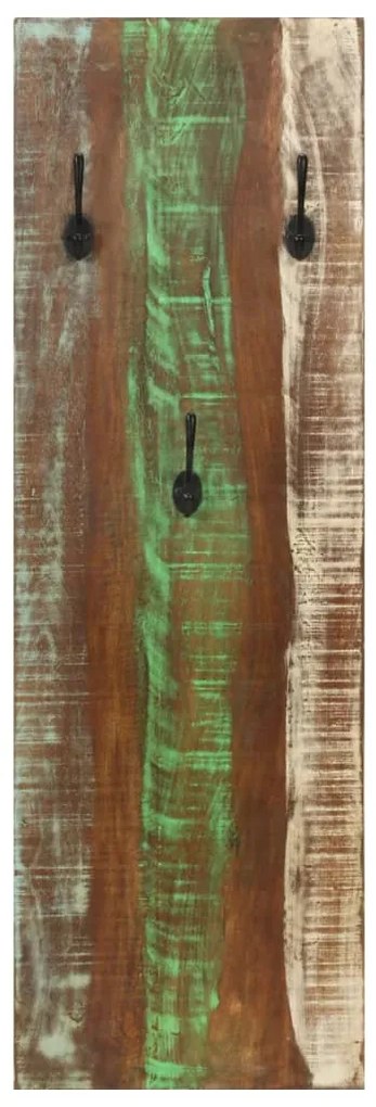 vidaXL Κρεμάστρες Τοίχου 2 τεμ 36x3x110 εκ από Μασίφ Ανακυκλωμένο Ξύλο