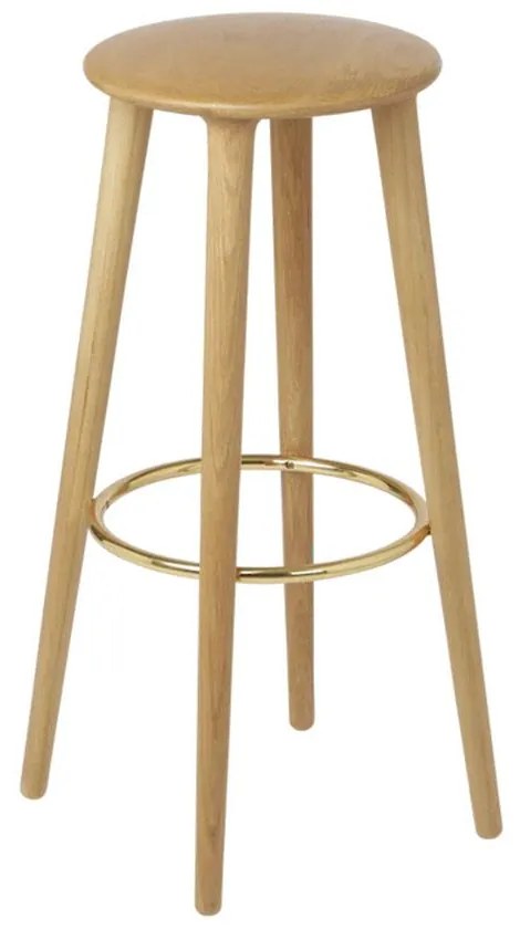 Σκαμπό Μπάρ Socialite 5520 47x77.5cm Oak Oak Umage