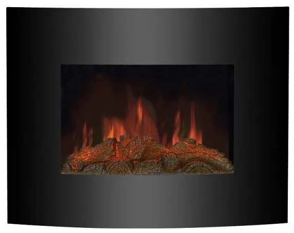 Ηλεκτρικό Τζάκι Επιτοίχιο 1800W Εφέ φλόγας HSW-4K100C Hitense-HSW-4K100C-Μαύρο HSW-4K100C