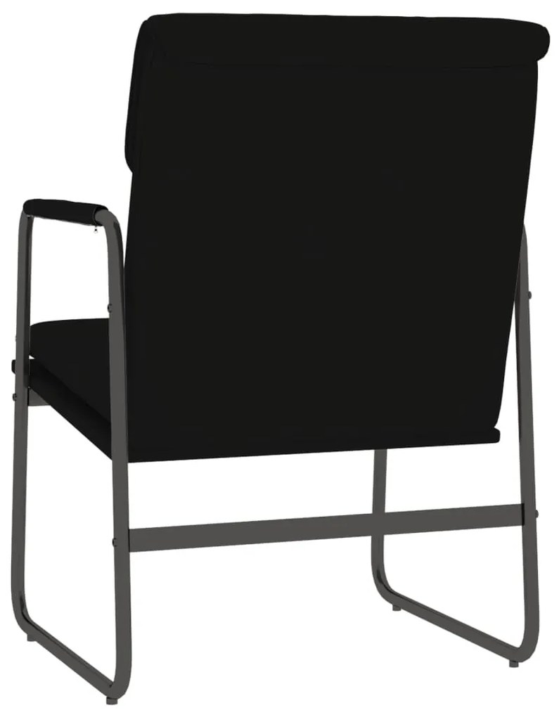 vidaXL Πολυθρόνα Μαύρη 55 x 64 x 80 εκ. από Συνθετικό Δέρμα