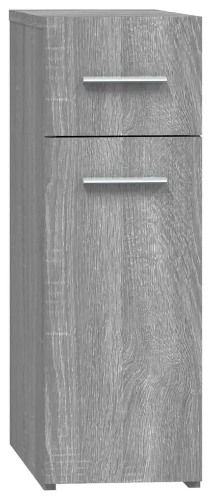 Συρταριέρα Γενικής Χρήσης Γκρι Sonoma 20x45,5x60 εκ. Επεξ. Ξύλο - Γκρι