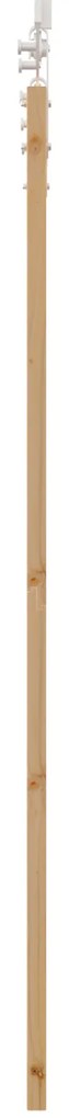 vidaXL Σετ Συρόμενης Πόρτας με Εξαρτήματα 73.5x198.5 cm Μασίφ Ξύλο Πεύκου