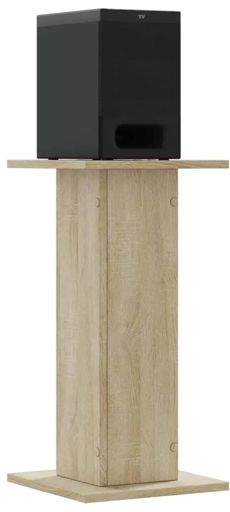 vidaXL Βάσεις Ηχείων 2 Τεμ. Sonoma Δρυς 30x30x60εκ. Επεξεργασμένο Ξύλο