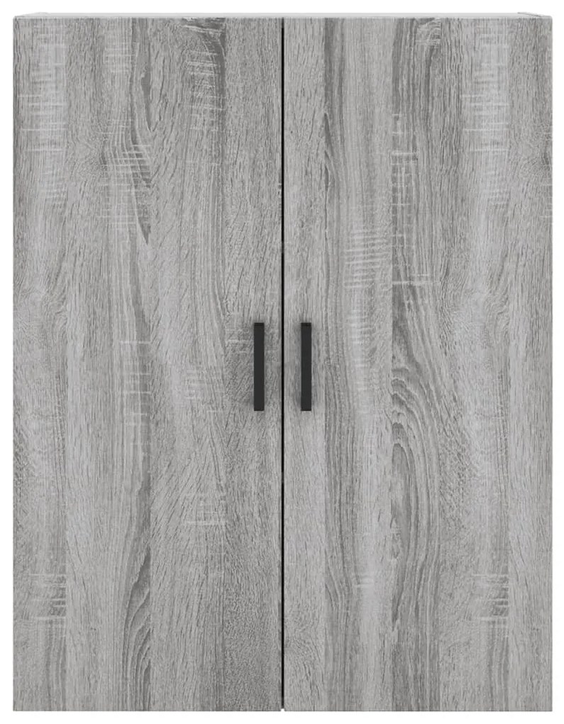 vidaXL Ντουλάπι Γκρι Sonoma 69,5 x 34 x 180 εκ. Επεξεργασμένο Ξύλο