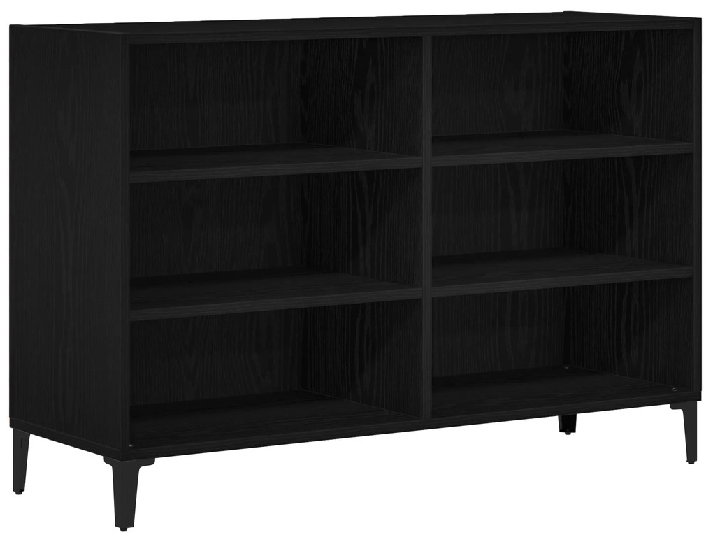 vidaXL Μπουφές Μαύρο Δρυς 103,5x35x70 εκ. Ξύλο Επεξεργασμένο