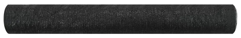 vidaXL Δίχτυ Σκίασης Μαύρο 3,6 x 50 μ. από HDPE 75 γρ./μ²