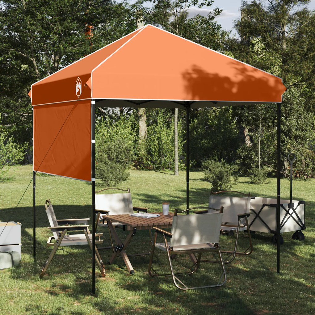 vidaXL Σκηνή Canopy Pop-up Πορτοκαλί 200 x 200 cm ύφασμα