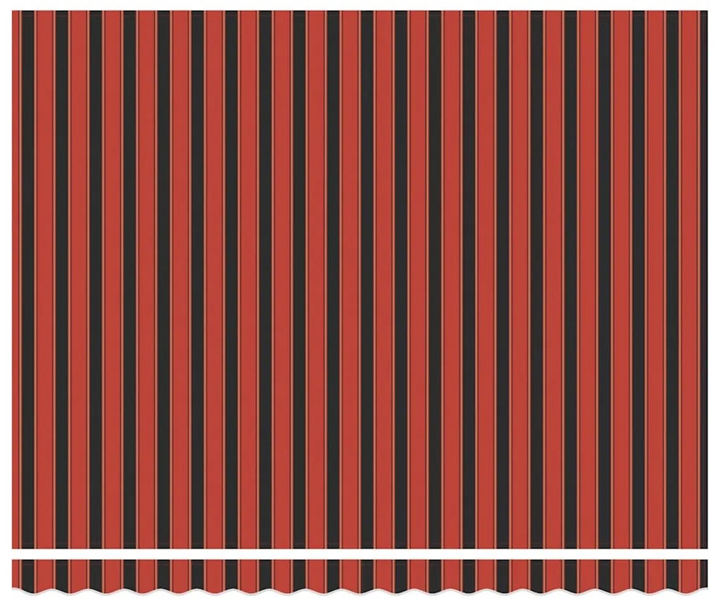 vidaXL Τέντα Πτυσσόμενη Πορτοκαλί/Καφέ 4 x 3 μ. Ύφασμα και Αλουμίνιο