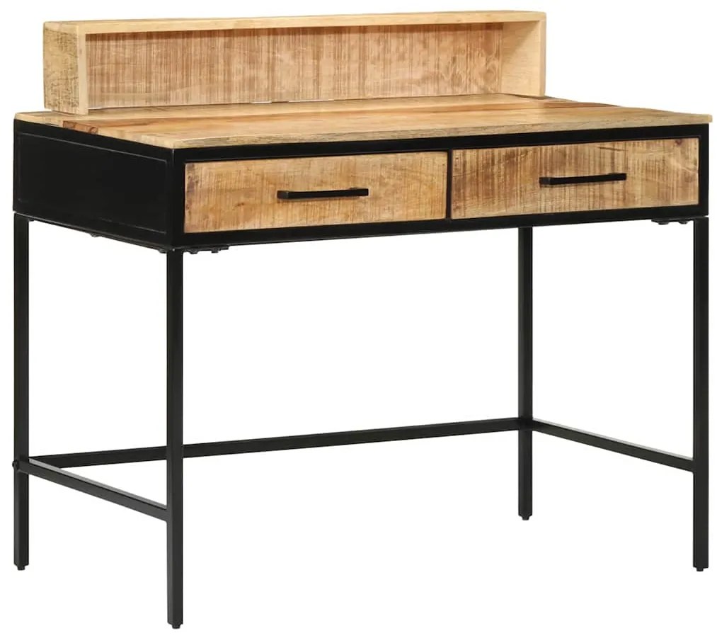 vidaXL Τραπέζι κονσόλας με συρτάρι Καφέ 100 x 55 x 89.5 εκ.