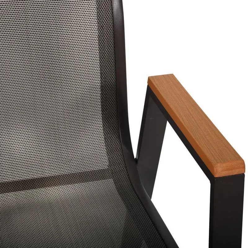 Καρέκλα FL5050 Fylliana Textilene Μαύρο 61x56x90 εκ. 61x56x90 εκ.