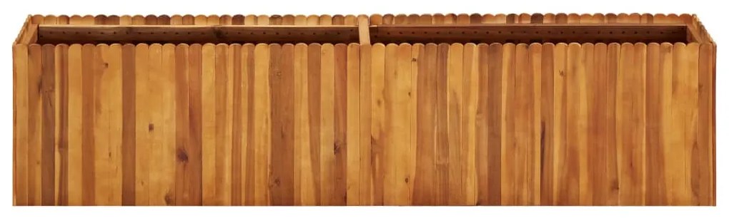 vidaXL Ζαρντινιέρα Υπερυψωμένη 200 x 30 x 50 εκ. Μασίφ Ξύλο Ακακίας