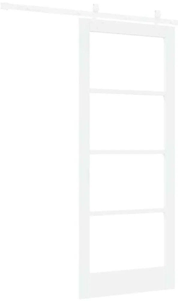 vidaXL Συρόμενη Πόρτα Λευκό 83 x 202 εκ.