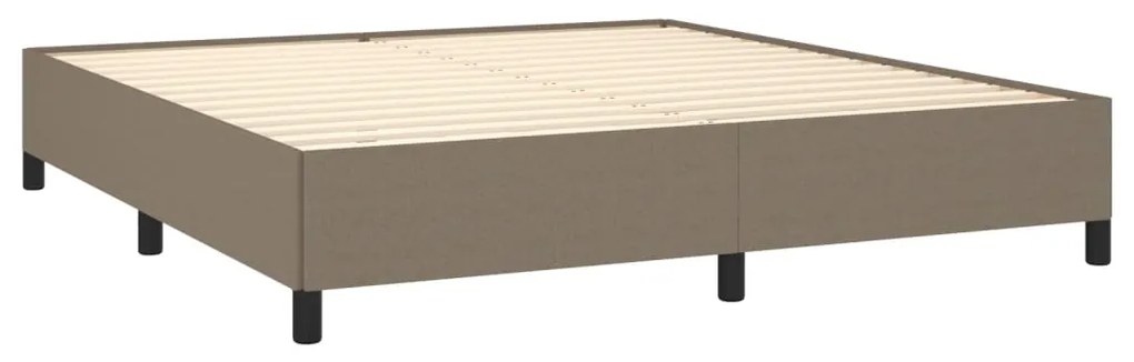 ΚΡΕΒΑΤΙ BOXSPRING ΜΕ ΣΤΡΩΜΑ TAUPE 160X200 ΕΚ. ΥΦΑΣΜΑΤΙΝΟ 3127897