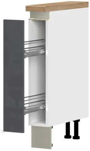 Επιδαπέδιο ντουλάπι Trinity R15-1K-Anthraki Gualistero