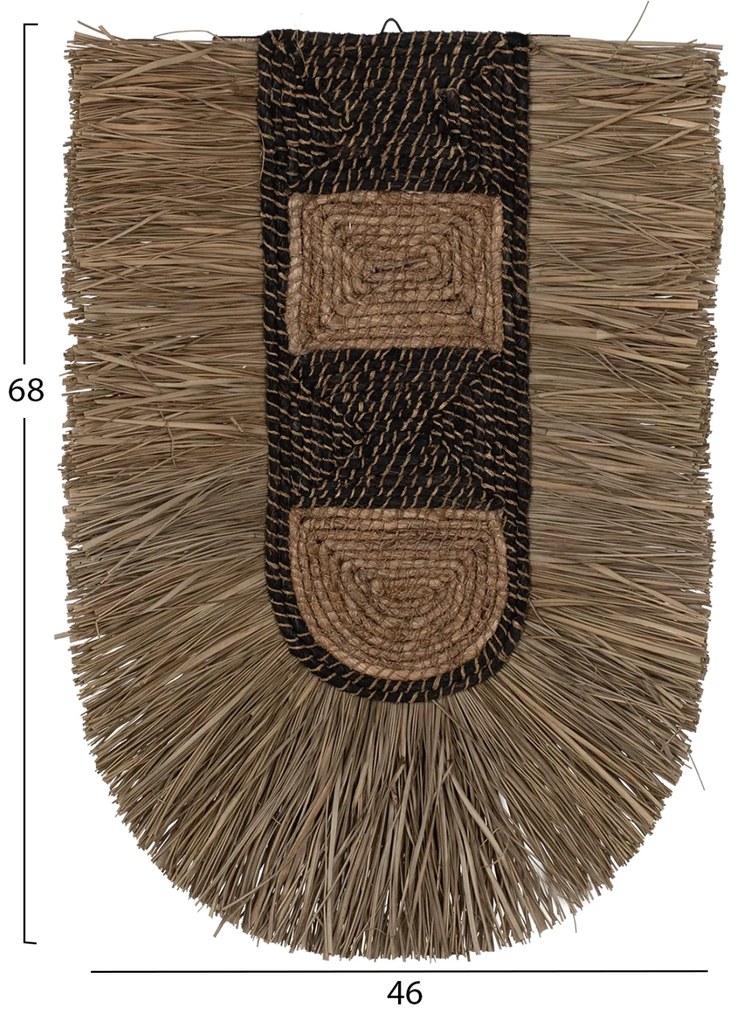ΔΙΑΚΟΣΜΗΤΙΚΟ ΤΟΙΧΟΥ ΑΠΟ ΚΑΛΑΜΙΑ ΚΑΙ ΙΝΕΣ ΑΜΠΑΚΑ ΣΕ ΧΡΩΜΑ ΦΥΣΙΚΟ 46x8x68Υεκ.HM7793