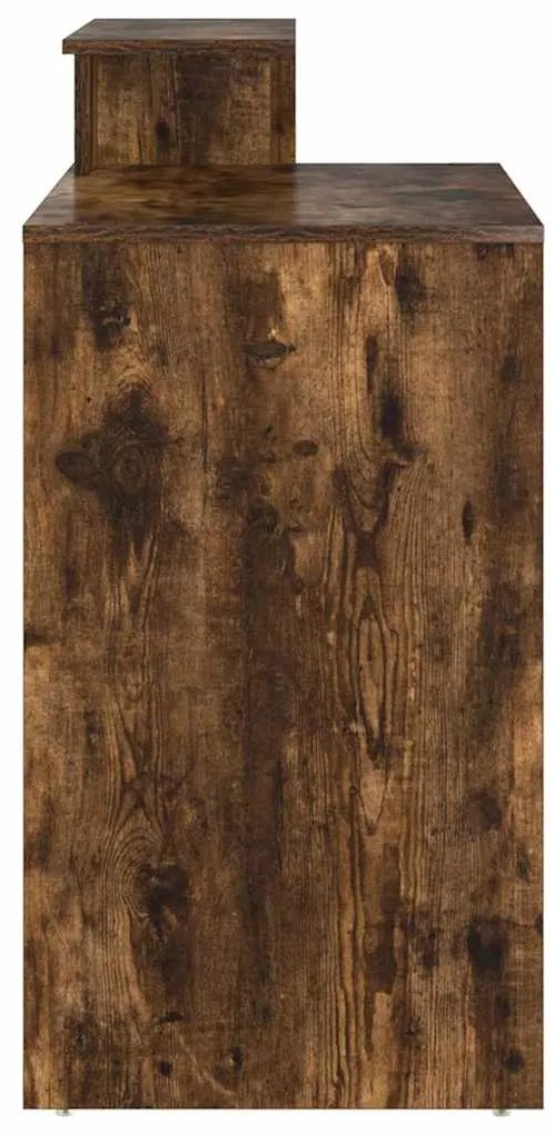 vidaXL Γραφείο Καπνιστό Δρύς 120,5 x 44 x 88,5 εκ Επεξεργασμένο ξύλο