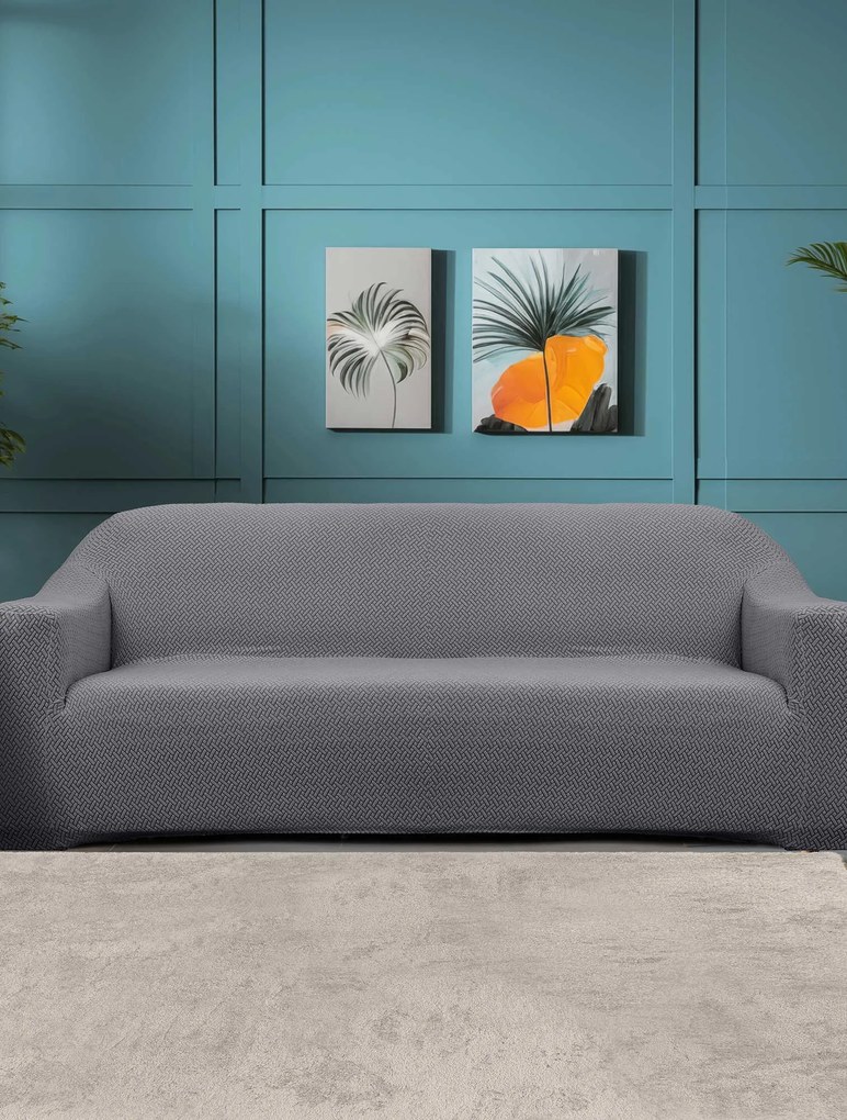 Ελαστικά καλύμματα καναπέ INTENSE LIGHT GREY Ελαστικό κάλυμμα πολυθρόνας