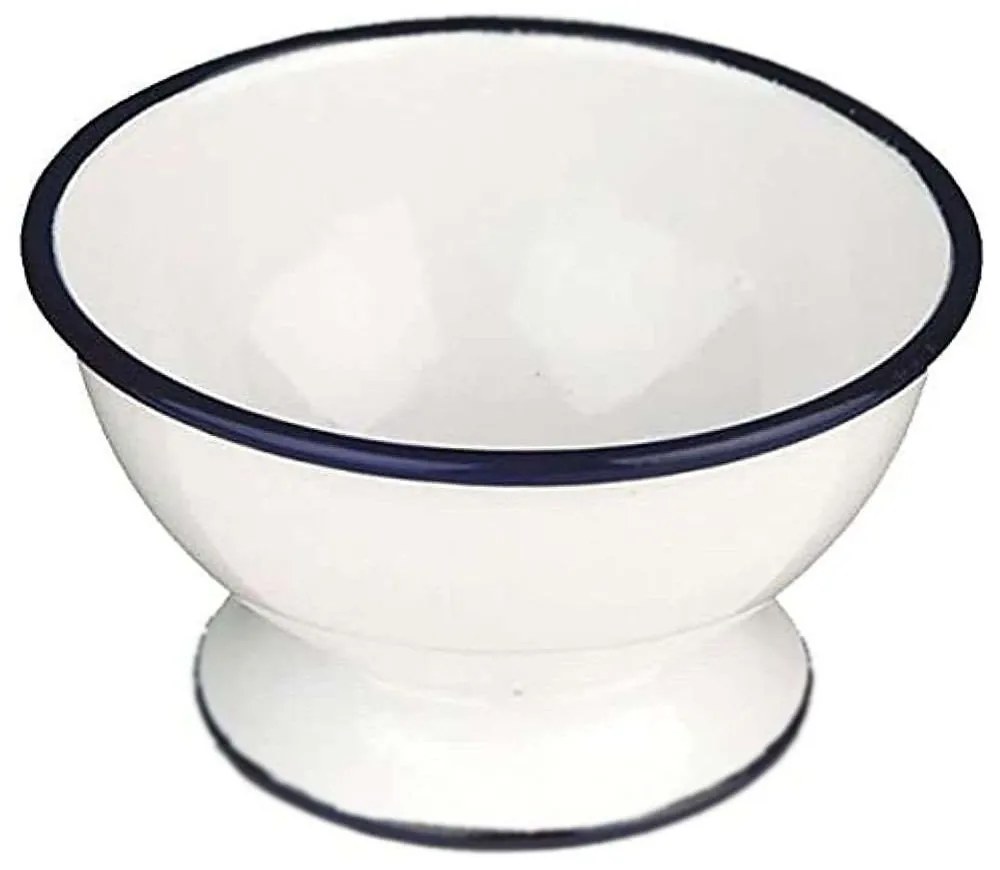 Μπωλ Εμαγιέ Blanca 903812 12cm White-Blue Ibili Enamel