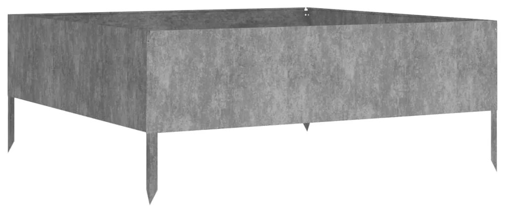 vidaXL Ζαρντινιέρα 100 x 100 x 41 εκ. από Ατσάλι Σκληρυθέν στον Αέρα