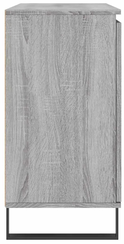 vidaXL Μπουφές Γκρι Sonoma 101,5 x 35 x 70 εκ. από Επεξεργασμένο Ξύλο