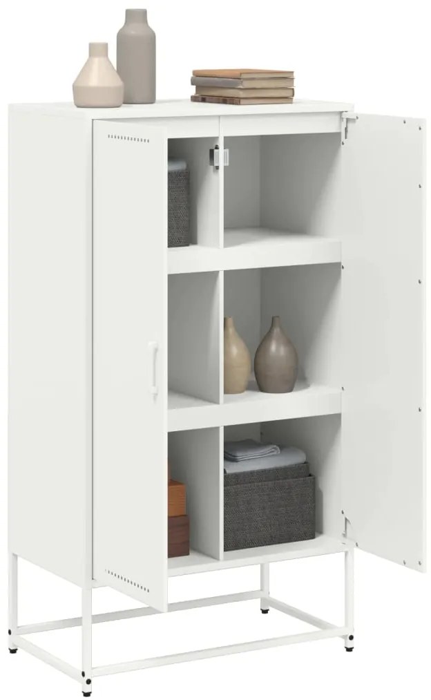 Ραφιέρα Ροζ 68,5x38,5x123,5 εκ. από Ατσάλι - Ροζ